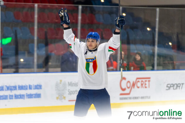 Hockey ghiaccio Nazionale Under 20 Mondiale 1^ Divisione Gruppo B - Giappone - Filippo Rigoni gol